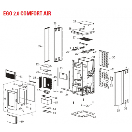 Composant externe EGO 2.0 confort air